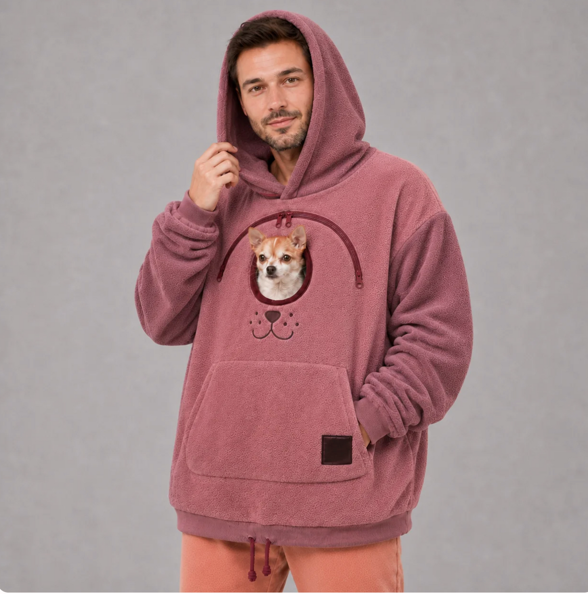 Dog Tote Carrier Hoodie