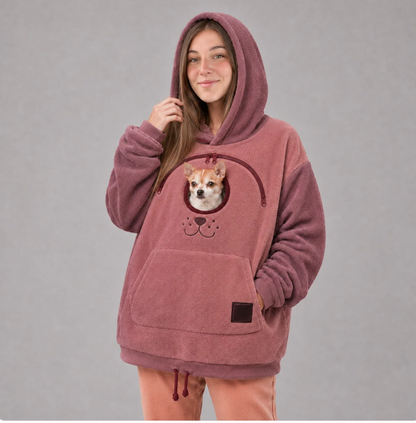 Dog Tote Carrier Hoodie