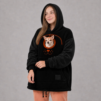 Dog Tote Carrier Hoodie