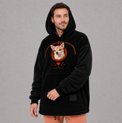 Dog Tote Carrier Hoodie
